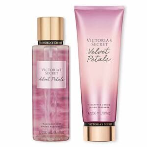 VS Victoria's Secret Velvet Petals Fragrance Body Lotion and Mist Set NEW